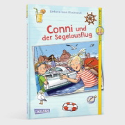 Buchcover und Innenansicht für das Buch: Abenteuerspaß mit Conni 2: Conni und der Segelausflug