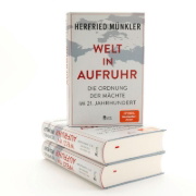 Buchcover und Innenansicht für das Buch: Welt in Aufruhr