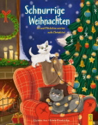 Buchcover und Innenansicht für das Buch: Schnurrige Weihnachten