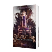 Buchcover und Innenansicht für das Buch: Schattenthron 1: Erbin der Dunkelheit