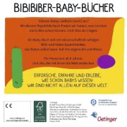 Buchcover und Innenansicht für das Buch: BiBiBiber hat da mal 'ne Frage. Warum können Babys nix? Leben & Tiere