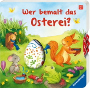 Buchcover und Innenansicht für das Buch: Wer bemalt das Osterei?