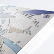 Buchcover und Innenansicht für das Buch: YUUNAGI NI MAE, BOKU NO RIBON