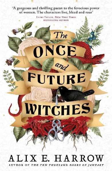 Buchcover und Innenansicht für das Buch: The Once and Future Witches