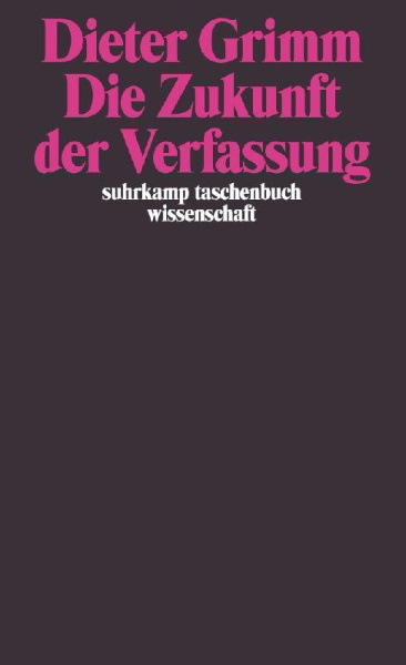 Buchcover und Innenansicht für das Buch: Die Zukunft der Verfassung