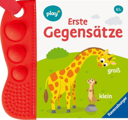 Buchcover und Innenansicht für das Buch: Play+ flip&pop Erste Gegensätze - ab 6 Monate