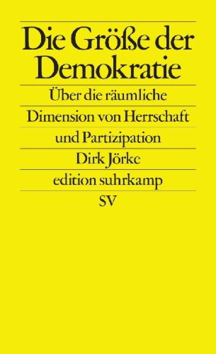 Buchcover und Innenansicht für das Buch: Die Größe der Demokratie