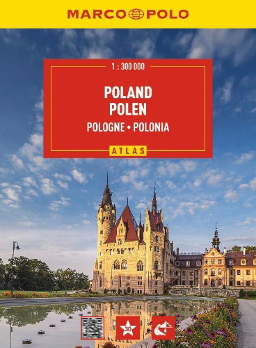 Buchcover und Innenansicht für das Buch: MARCO POLO Reiseatlas Polen 1:300.000