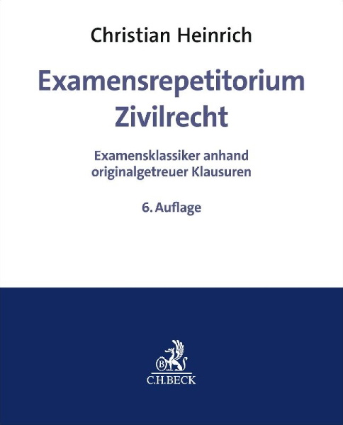 Buchcover und Innenansicht für das Buch: Examensrepetitorium Zivilrecht