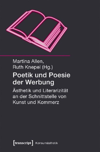Buchcover und Innenansicht für das Buch: Poetik und Poesie der Werbung
