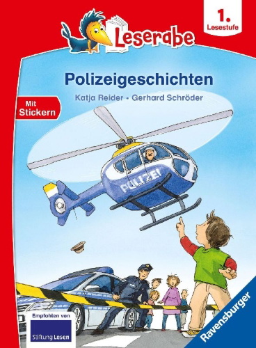 Buchcover und Innenansicht für das Buch: Leserabe 1. Lesestufe - Polizeigeschichten