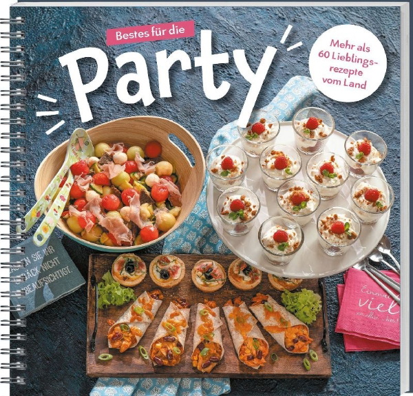 Buchcover und Innenansicht für das Buch: Bestes für die Party