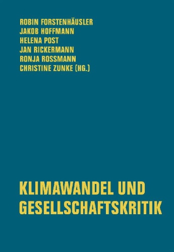 Buchcover und Innenansicht für das Buch: Klimawandel und Gesellschaftskritik