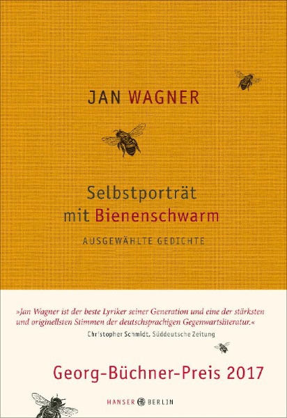 Buchcover und Innenansicht für das Buch: Selbstporträt mit Bienenschwarm