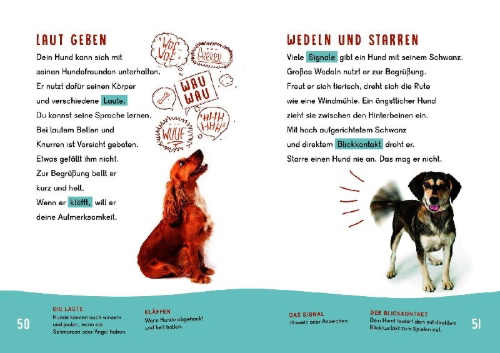 Buchcover und Innenansicht für das Buch: Dein Lesestart - Hunde