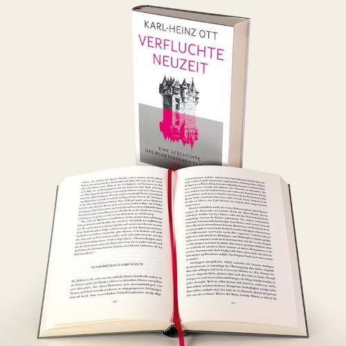 Buchcover und Innenansicht für das Buch: Verfluchte Neuzeit
