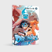 Buchcover und Innenansicht für das Buch: Droners - Tales of Nui