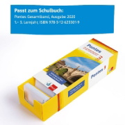 Buchcover und Innenansicht für das Buch: Pontes 3 Gesamtband (ab 2020) - Vokabel-Lernbox zum Schulbuch 3. Lernjahr