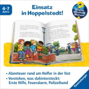 Buchcover und Innenansicht für das Buch: Wieso? Weshalb? Warum? Meine Vorlesegeschichten, Band 3 - Wer ist hier im Einsatz?