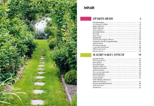 Buchcover und Innenansicht für das Buch: In den Garten, fertig, los!