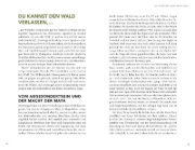 Buchcover und Innenansicht für das Buch: Wir sind Geschöpfe des Waldes