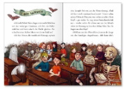 Buchcover und Innenansicht für das Buch: Die Mitternachtsschule - Erste Stunde Geisterkunde