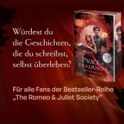 Buchcover und Innenansicht für das Buch: Palace of Ink & Illusions, Band 1 - Der Kuss der Muse