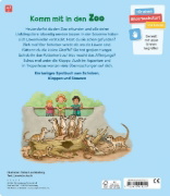 Buchcover und Innenansicht für das Buch: Mein großes Spielbuch Zoo