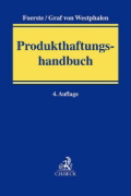Buchcover und Innenansicht für das Buch: Produkthaftungshandbuch