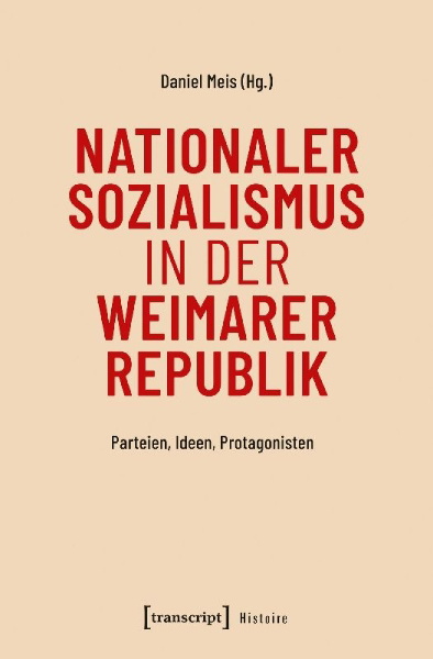 Buchcover und Innenansicht für das Buch: Nationaler Sozialismus in der Weimarer Republik