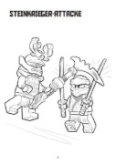Buchcover und Innenansicht für das Buch: LEGO® NINJAGO® - Malblock