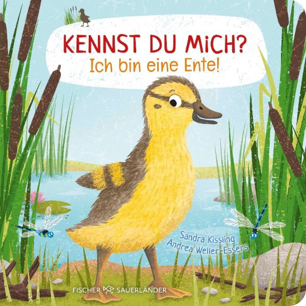 Buchcover und Innenansicht für das Buch: Kennst du mich? Ich bin eine Ente!
