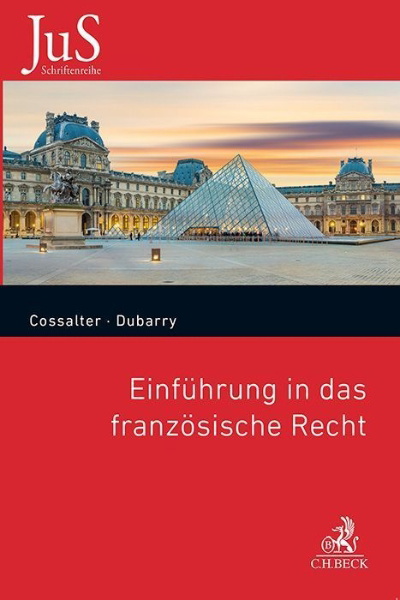 Buchcover und Innenansicht für das Buch: Einführung in das französische Recht