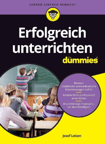 Buchcover und Innenansicht für das Buch: Erfolgreich unterrichten für Dummies