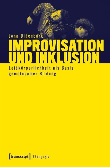 Buchcover und Innenansicht für das Buch: Improvisation und Inklusion