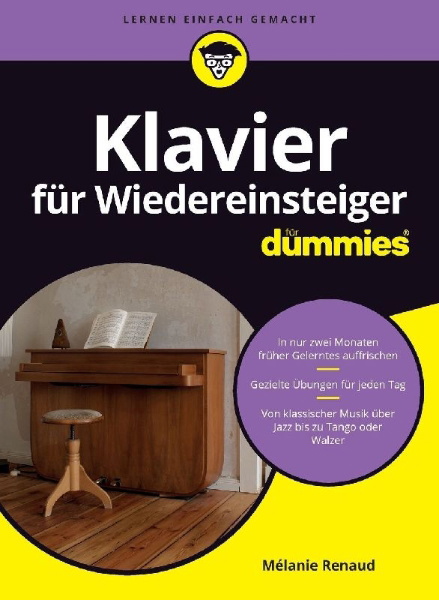 Buchcover und Innenansicht für das Buch: Klavier für Wiedereinsteiger für Dummies