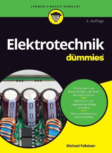 Buchcover und Innenansicht für das Buch: Elektrotechnik für Dummies