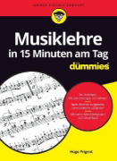 Buchcover und Innenansicht für das Buch: Musiklehre in 15 Minuten am Tag für Dummies