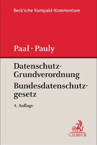 Buchcover und Innenansicht für das Buch: Datenschutz-Grundverordnung Bundesdatenschutzgesetz. DS-GVO BDSG