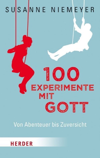 Buchcover und Innenansicht für das Buch: 100 Experimente mit Gott