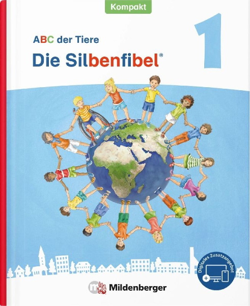 Buchcover und Innenansicht für das Buch: ABC der Tiere 1 Neubearbeitung - Die Silbenfibel® Kompakt