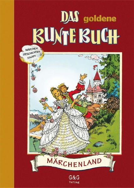 Buchcover und Innenansicht für das Buch: Das goldene bunte Buch