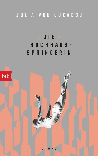 Buchcover und Innenansicht für das Buch: Die Hochhausspringerin