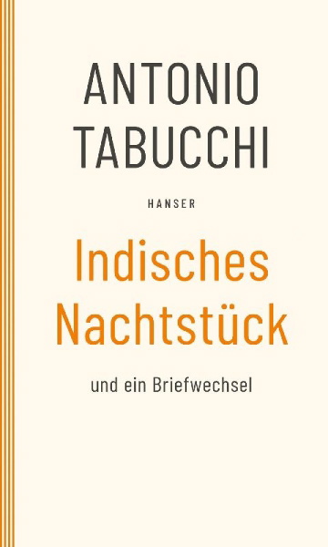 Buchcover und Innenansicht für das Buch: Indisches Nachtstück und Ein Briefwechsel