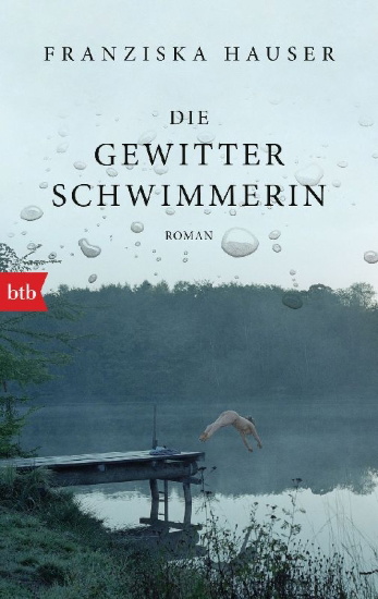 Buchcover und Innenansicht für das Buch: Die Gewitterschwimmerin