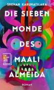 Buchcover und Innenansicht für das Buch: The Seven Moons of Maali Almeida