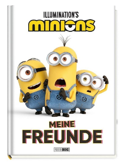 Buchcover und Innenansicht für das Buch: Minions: Meine Freunde