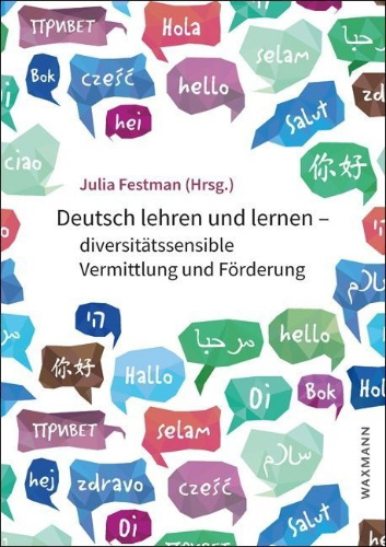 Buchcover und Innenansicht für das Buch: Deutsch lehren und lernen - diversitätssensible Vermittlung und Förderung