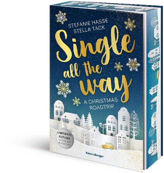 Buchcover und Innenansicht für das Buch: Single All the Way. A Christmas Roadtrip