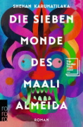 Buchcover und Innenansicht für das Buch: The Seven Moons of Maali Almeida